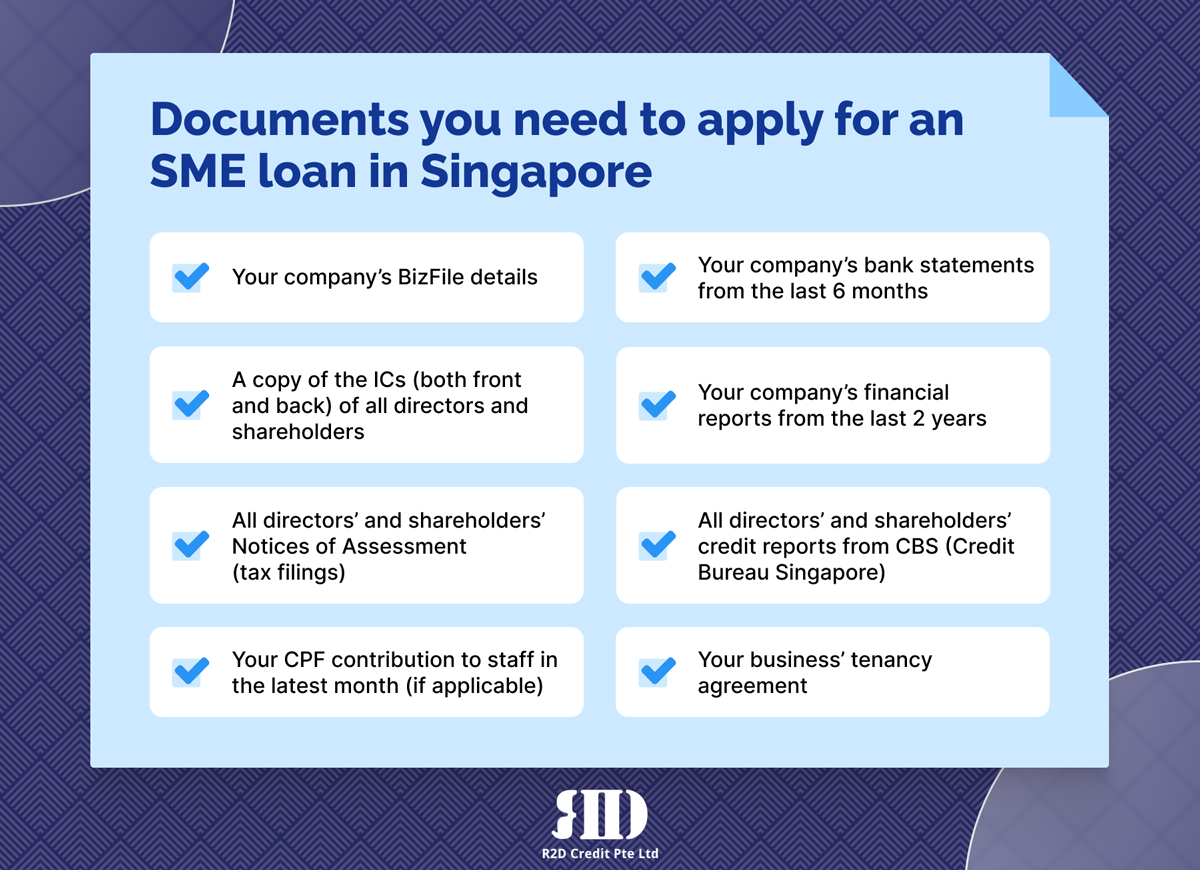 Documents you need to apply for an SME loan in Singapore